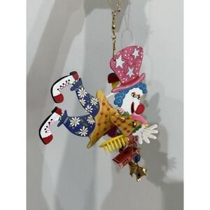 Vintage Fanciful Flights Karen Rossi Silvestri Clown‎ Ornament New In Box
